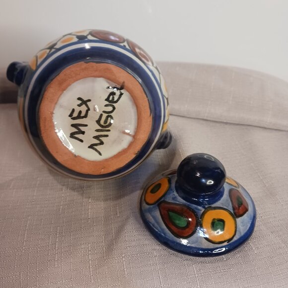 Signed Talavera Pottery Pot - Picture 5 of 6